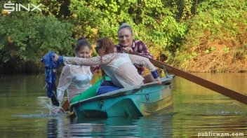 Boating Babes End Up Wet And Messy - Cam 2 Screencap 61 on www.sinx.com
