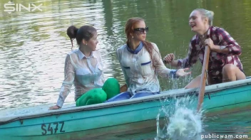 Boating Babes End Up Wet And Messy - Cam 2 Screencap 64 on www.sinx.com