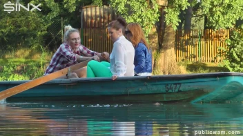 Boating Babes End Up Wet And Messy - Cam 2 Screencap 7 on www.sinx.com