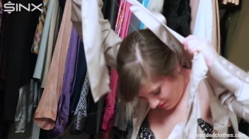 Hot Housewife's Clothes Shredding Addiction - Cam 2 Screencap 28 on www.sinx.com