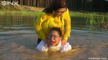 Mud Covered Hunny's Getting Wet And Messy Screencap 21 on www.sinx.com