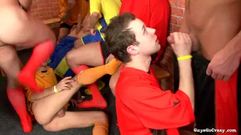 GGC 33 Behind The Locker Room Door Part 1 Screencap 57 on www.sinx.com