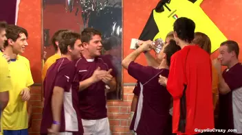 GGC 33 Behind The Locker Room Door Part 1 Screencap 1 on www.sinx.com