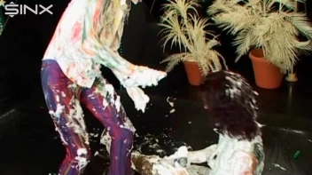 Playful Clothed Babes Get Wet And Messy Screencap 85 on www.sinx.com