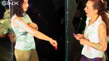 Playful Clothed Babes Get Wet And Messy Screencap 10 on www.sinx.com