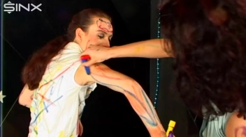 Playful Clothed Babes Get Wet And Messy Screencap 31 on www.sinx.com