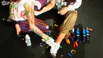 Playful Clothed Babes Get Wet And Messy Screencap 69 on www.sinx.com