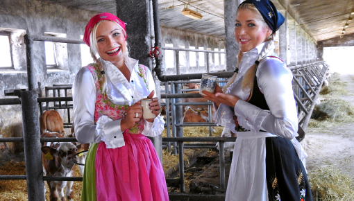 Latest deal - Sexy milkmaids get messy with cream and eggs - Cam 2