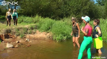 Soaking wet catfight with stuck up blondes Screencap 1 on www.sinx.com