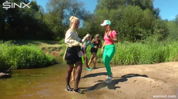 Soaking wet catfight with stuck up blondes Screencap 14 on www.sinx.com