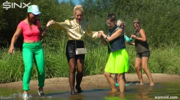 Soaking wet catfight with stuck up blondes Screencap 15 on www.sinx.com