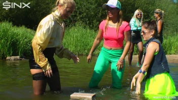 Soaking wet catfight with stuck up blondes Screencap 20 on www.sinx.com