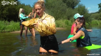 Soaking wet catfight with stuck up blondes Screencap 25 on www.sinx.com