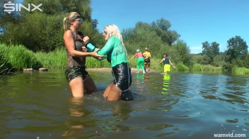 Soaking wet catfight with stuck up blondes Screencap 36 on www.sinx.com