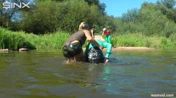 Soaking wet catfight with stuck up blondes Screencap 37 on www.sinx.com