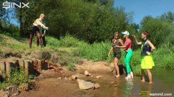 Soaking wet catfight with stuck up blondes Screencap 4 on www.sinx.com