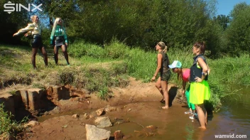 Soaking wet catfight with stuck up blondes Screencap 5 on www.sinx.com