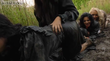 A Lesbian Masterpiece - "Rumble In The Dirt" - It's A Party Of 5: Just A Fine Mess With Pussy & Ass ... Dirty Divas ... Screencap 42 on www.sinx.com