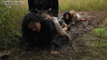 A Lesbian Masterpiece - "Rumble In The Dirt" - It's A Party Of 5: Just A Fine Mess With Pussy & Ass ... Dirty Divas ... Screencap 43 on www.sinx.com