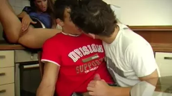 Spicy Bisex In The Kitchen Screencap 47 on www.sinx.com