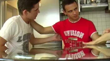 Spicy Bisex In The Kitchen Screencap 8 on www.sinx.com