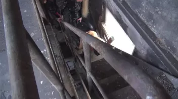 Auf der Treppe von 2 Herrin in die Arschfotze gefickt Screencap 38 on www.sinx.com