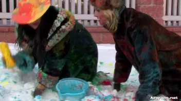 Catfight Too Messy To Stay Indoors Screencap 97 on www.sinx.com