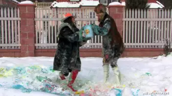 Catfight Too Messy To Stay Indoors Screencap 99 on www.sinx.com