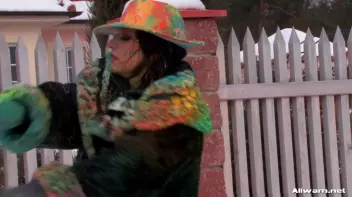 Catfight Too Messy To Stay Indoors Screencap 103 on www.sinx.com