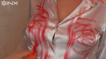 Perfectly Perverted Painting Screencap 11 on www.sinx.com