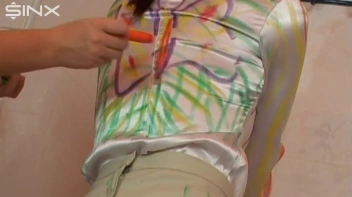 Perfectly Perverted Painting Screencap 32 on www.sinx.com