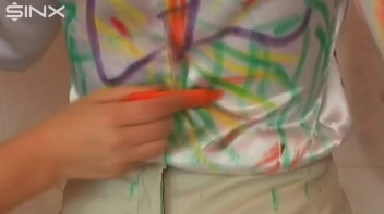 Perfectly Perverted Painting Screencap 34 on www.sinx.com