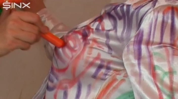 Perfectly Perverted Painting Screencap 36 on www.sinx.com