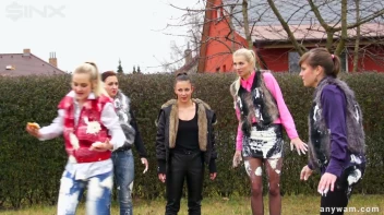 Clothed Food Fight Gets Out Of Control - Cam 2 Screencap 56 on www.sinx.com