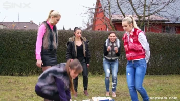 Clothed Food Fight Gets Out Of Control - Cam 2 Screencap 9 on www.sinx.com