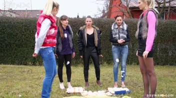 Clothed Food Fight Gets Out Of Control - Cam 2 Screencap 15 on www.sinx.com