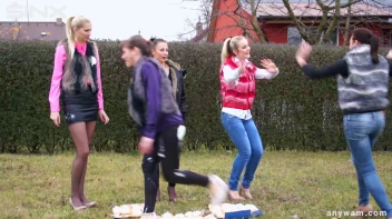 Clothed Food Fight Gets Out Of Control - Cam 2 Screencap 25 on www.sinx.com