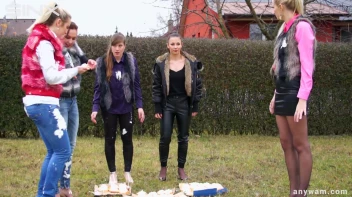 Clothed Food Fight Gets Out Of Control - Cam 2 Screencap 29 on www.sinx.com