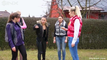 Clothed Food Fight Gets Out Of Control - Cam 2 Screencap 3 on www.sinx.com