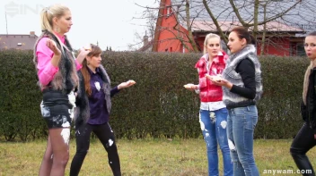 Clothed Food Fight Gets Out Of Control - Cam 2 Screencap 33 on www.sinx.com