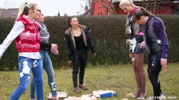 Clothed Food Fight Gets Out Of Control - Cam 2 Screencap 41 on www.sinx.com