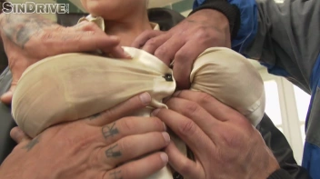 Plumbers Get A Taste Of Alexa Candy As They Plug Up Her Ass Pipe And Pound Her Mega Tits Screencap 24 on www.sinx.com