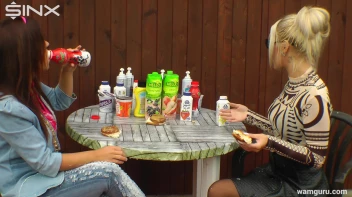 Cute Friends With A Sexy Food Fetish Screencap 6 on www.sinx.com