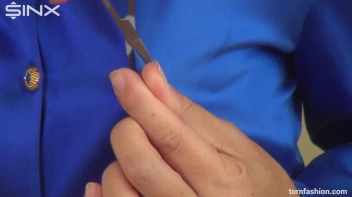 Tiny Titties Freed From Shredded Shirt Screencap 15 on www.sinx.com