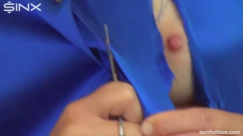 Tiny Titties Freed From Shredded Shirt Screencap 24 on www.sinx.com