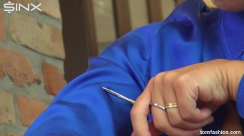 Tiny Titties Freed From Shredded Shirt Screencap 42 on www.sinx.com