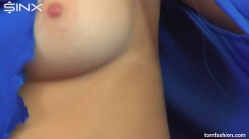 Tiny Titties Freed From Shredded Shirt Screencap 54 on www.sinx.com