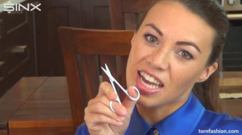 Tiny Titties Freed From Shredded Shirt Screencap 11 on www.sinx.com