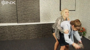 Catfighting And Clothes Ripping Colleagues Screencap 24 on www.sinx.com