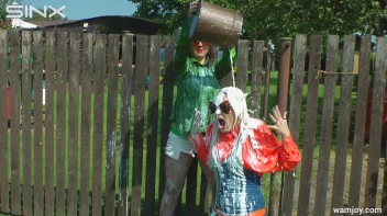 Catfight Turns Messy As Best Friends Get Painted - Cam 1 Screencap 45 on www.sinx.com